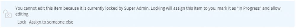 Contact Log - Status - Locked by Other User, Can Lock