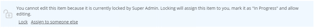 Process Sign Up - Status - Locked by Other User, Can Lock
