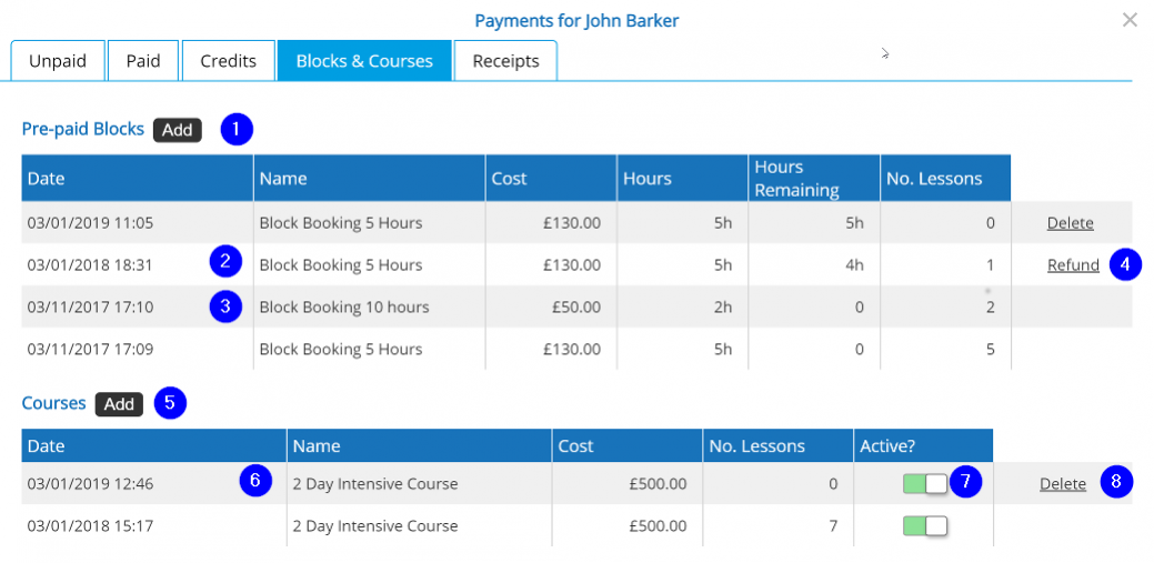 Payment Summary - Blocks & Courses - Desktop