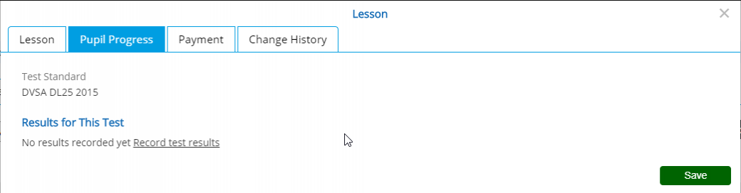 Edit Test Results - Not Recorded - Desktop