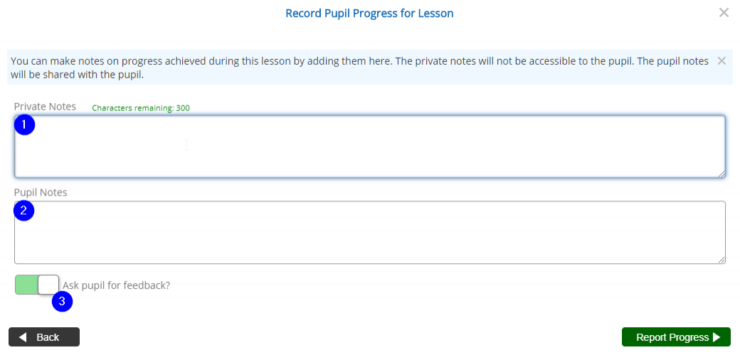 instructor diary recordprgressdruid step3 annotated