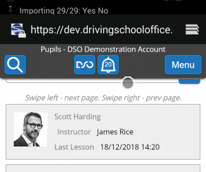 Android VCard Import - Step 4