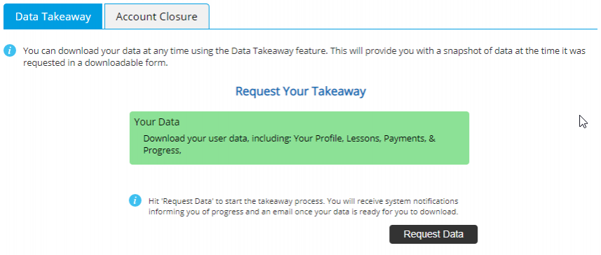 Data Takeaway - Not Started - Desktop
