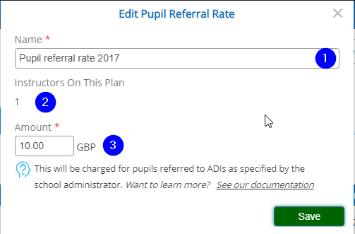 Edit Pupil Referral Rate - Desktop