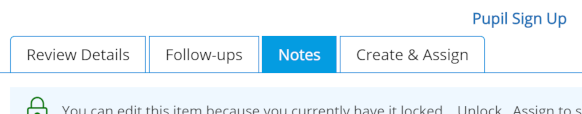 Process Pupil Signup - Notes - Desktop