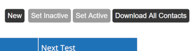 List Contact Export Action - Desktop