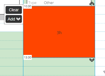Diary - Gap Indicator Conflict