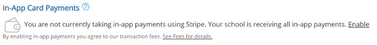 In-App Payments Status - Direct Payments Permitted, Not Enabled
