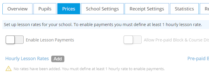 Payments - Enabling Prices - Desktop