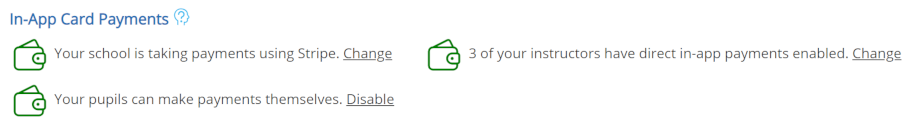 In-App Payments Status - Enabled